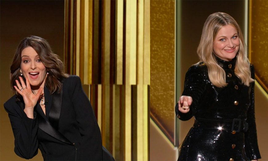 Golden Globes: Tina Fey and Amy Poehler tease new Riot Grrrl movie with ...