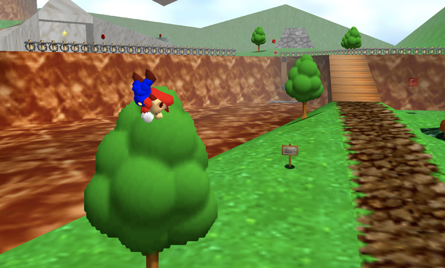 Super Mario 64 browser