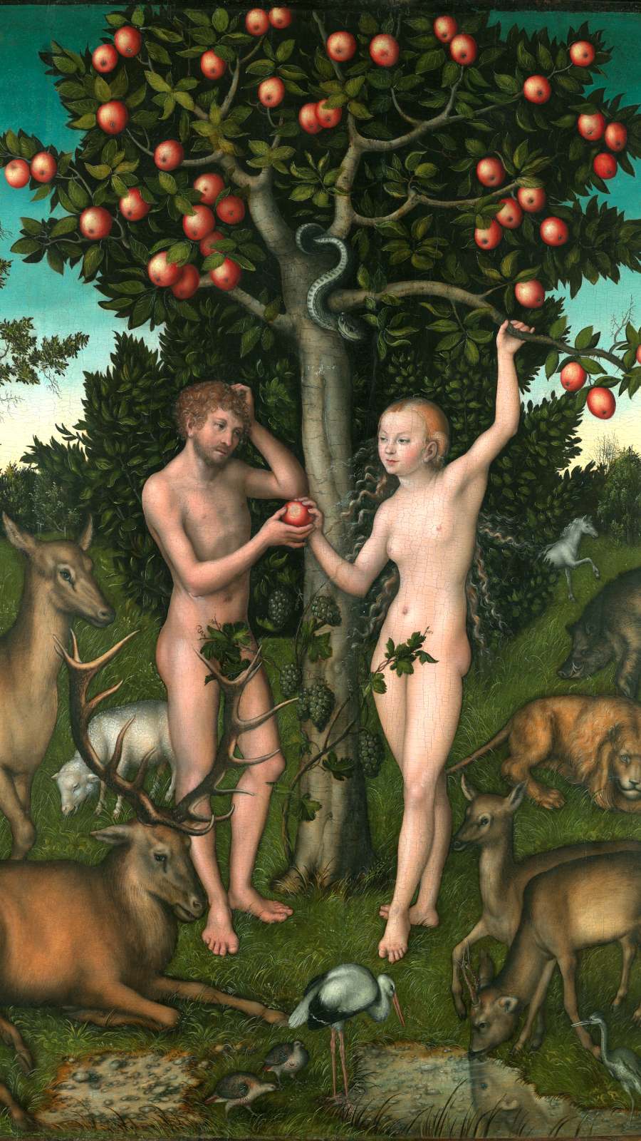 Adam and Eve nude