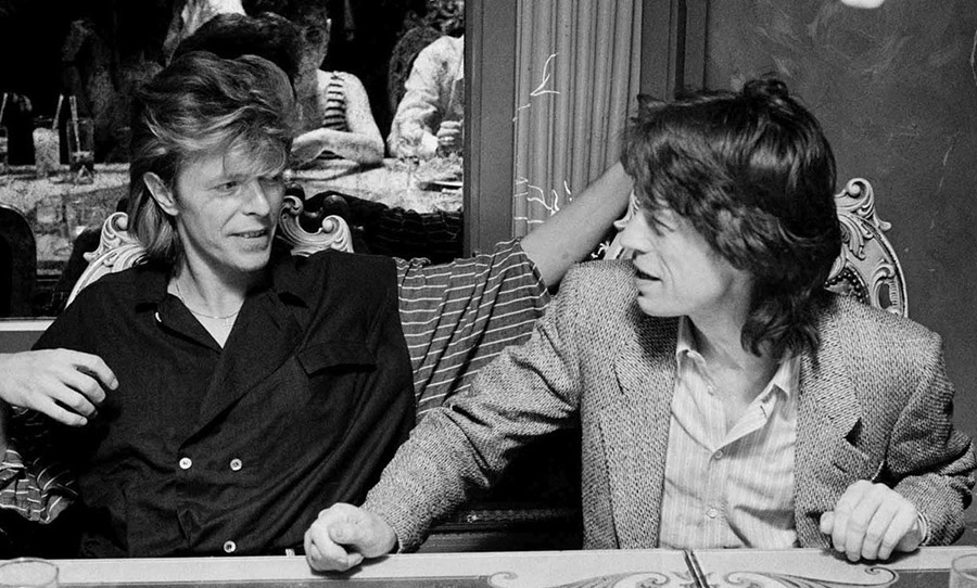 David Bowie with Mick Jagger, duet, duets