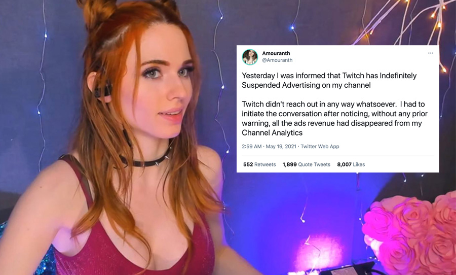 Stats amouranth twitch Amouranth Surpassed