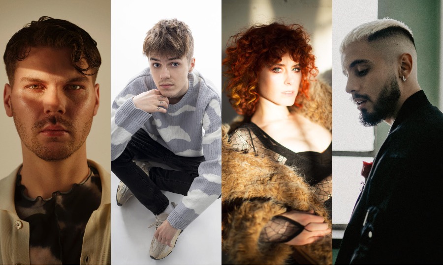 Left to Right: Discrete, Ouse, Kiesza and Dylan Fuentes. 