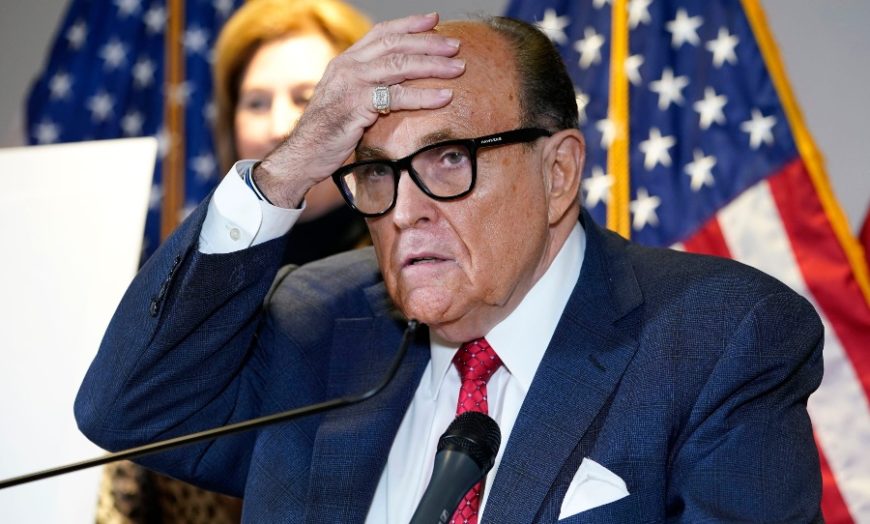 Rudy Giuliani law practice debarred suspended