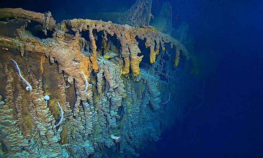 Image of titanic shipwreck