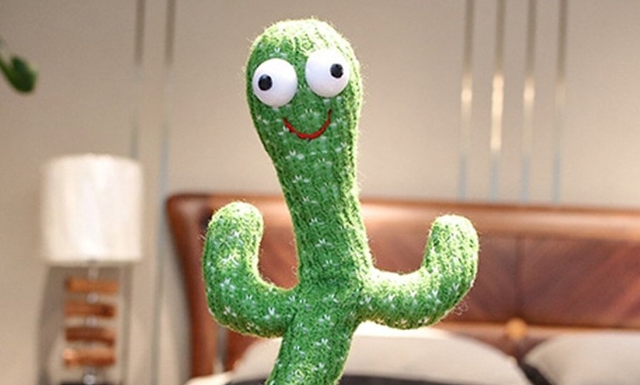 dancing cactus toy plush