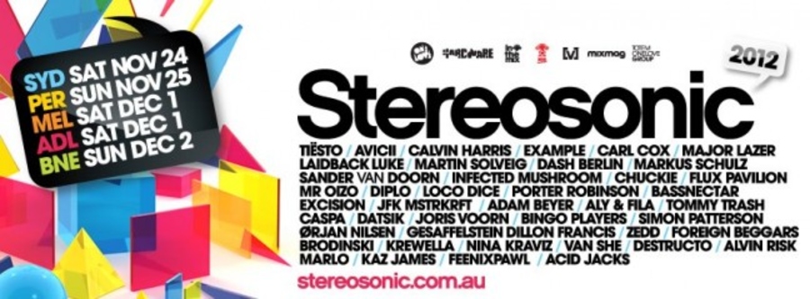 Stereosonic 2012 headers headlines condoms culture