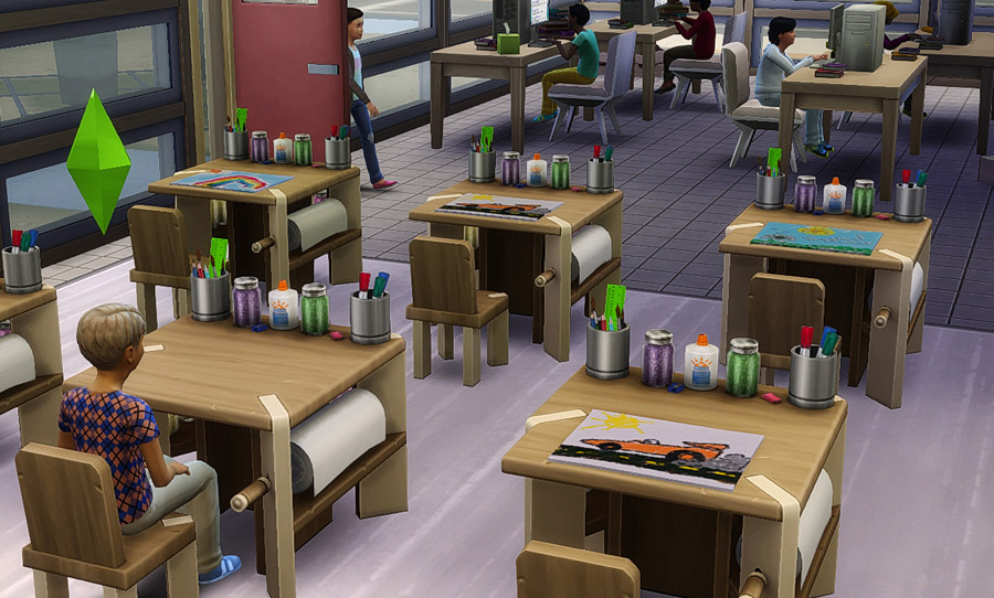 The Sims 4 Go To School, best the sims 4 mods