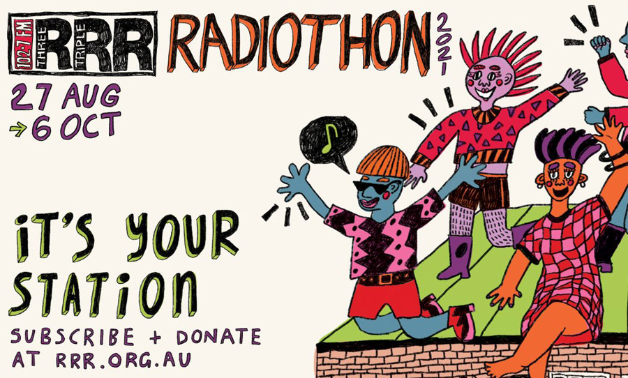 Triple R radiothon poster