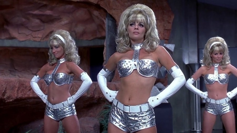 The sexy robots called fembots in Austin Powers defs fit into the category.