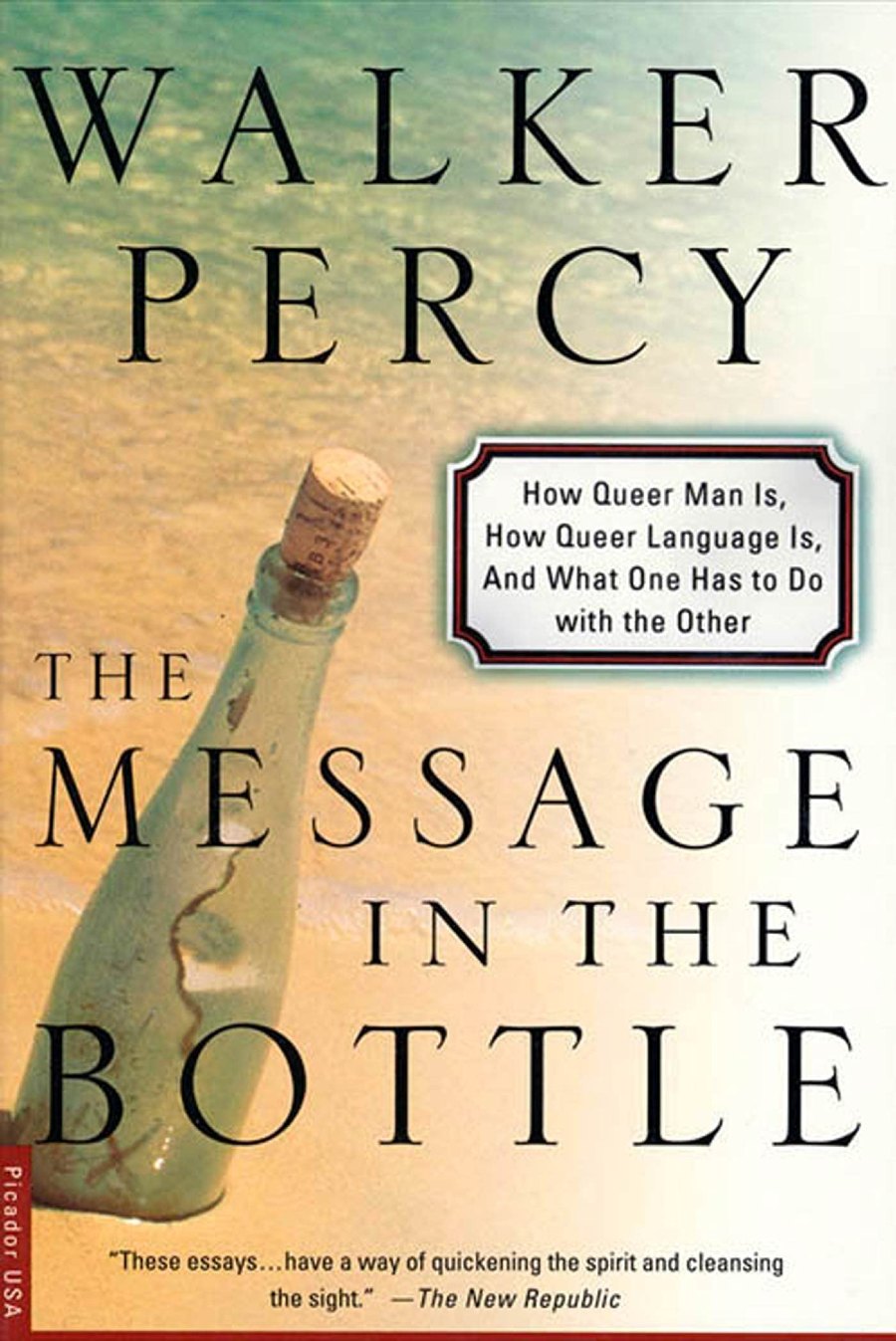 message in a non-fiction bottle