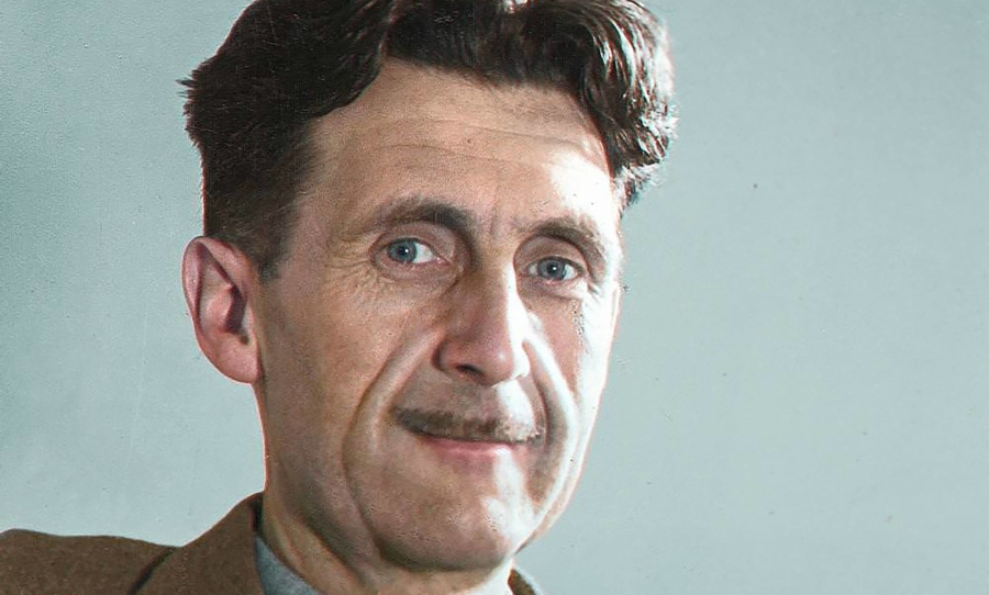 George Orwell, author of '1984' (Photo: CASSOWARY COLORIZATIONS, FLICKR // CC BY 2.0)
