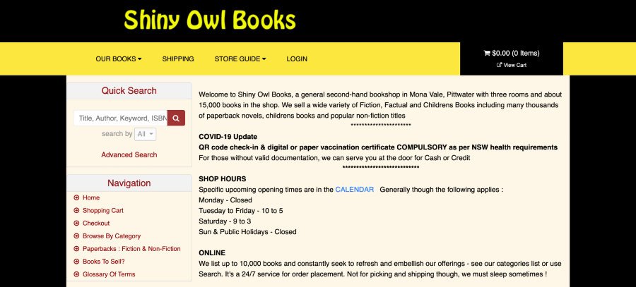 shiny owl books