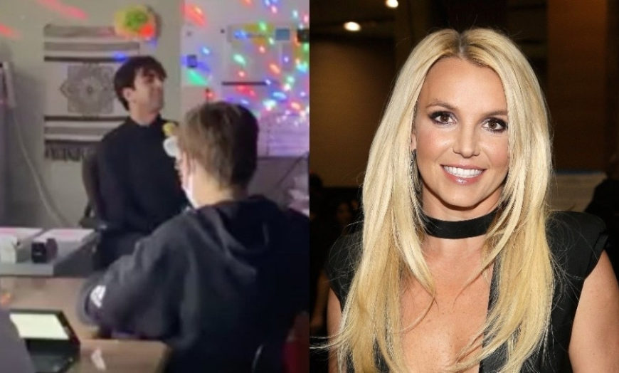 Britney Spears and Teacher