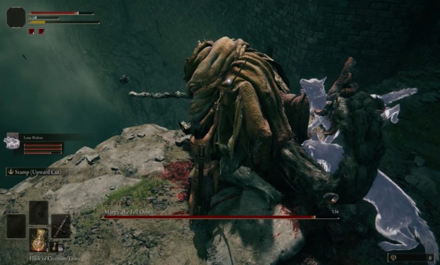 Elden Ring How to beat Margit the Fell Omen (easy melee strategy)