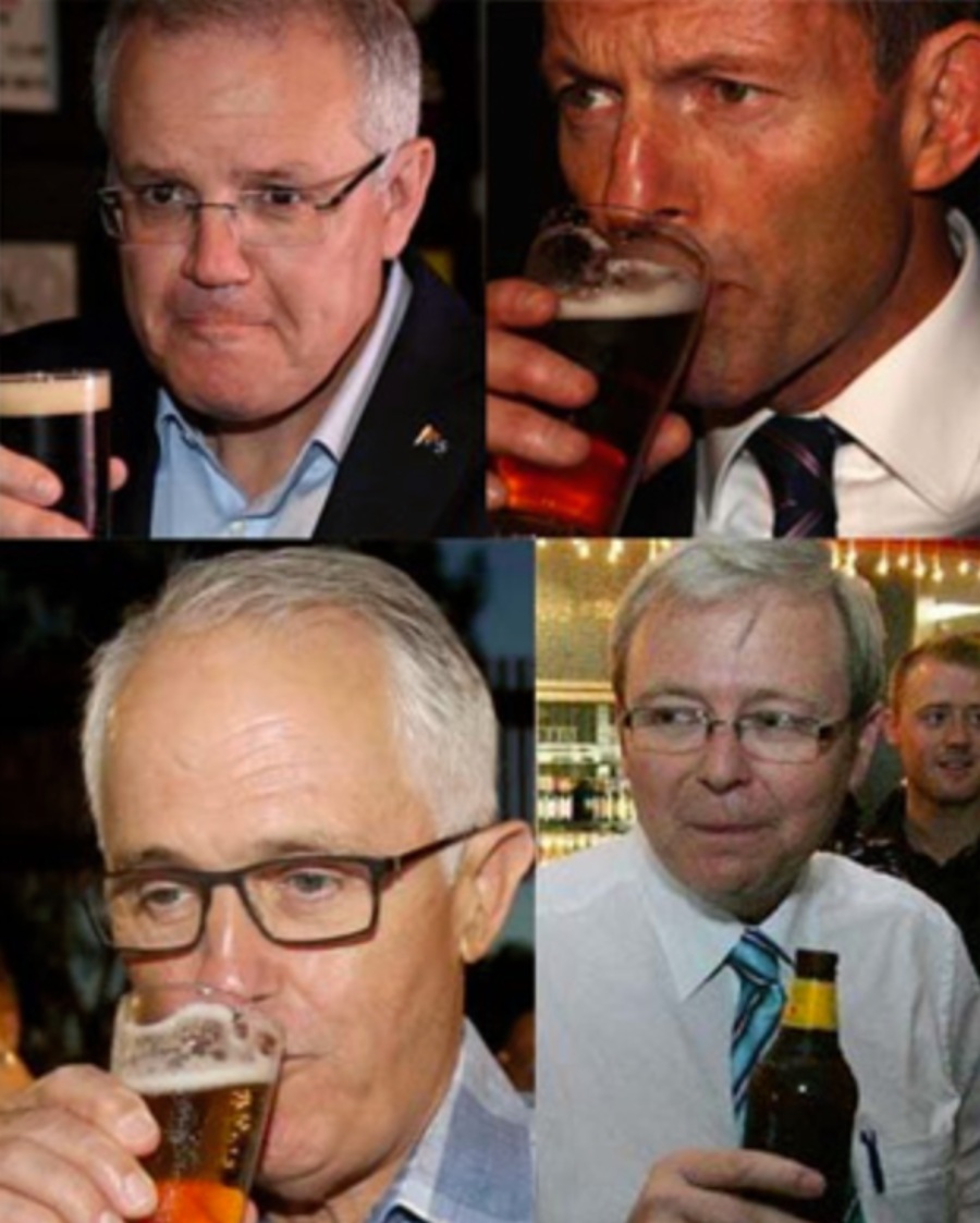 Politicians hating beer