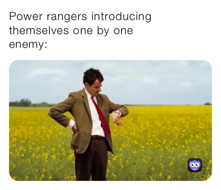 Meme dos Power Rangers