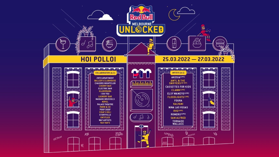 Red Bull Unlocked Melbourne lineup