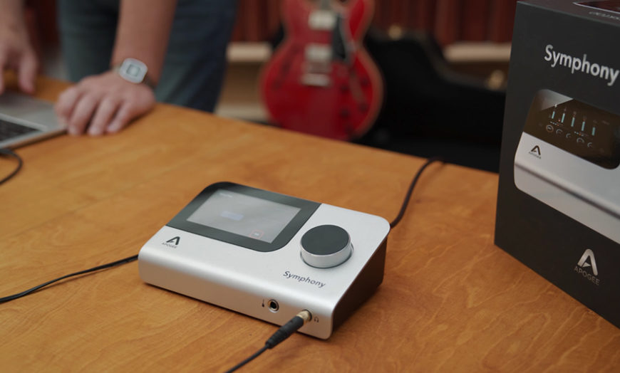 Engineering the Sound in the studio with the Apogee Symphony Desktop