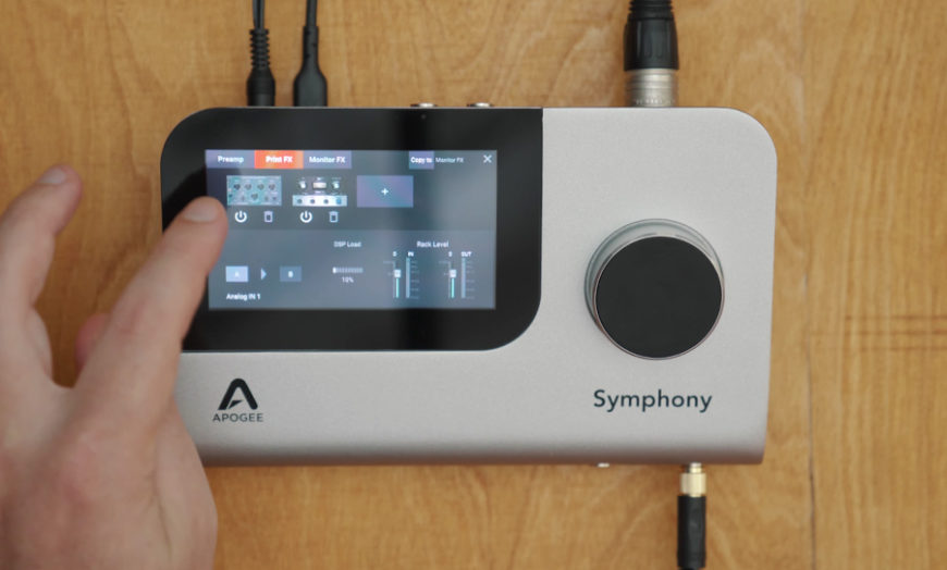 Engineering the Sound in the studio with the Apogee Symphony Desktop