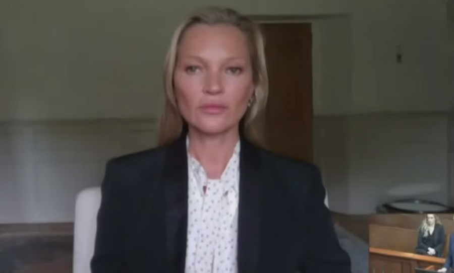 Kate Moss confirmed Johnny Depp never pushed her down the stairs