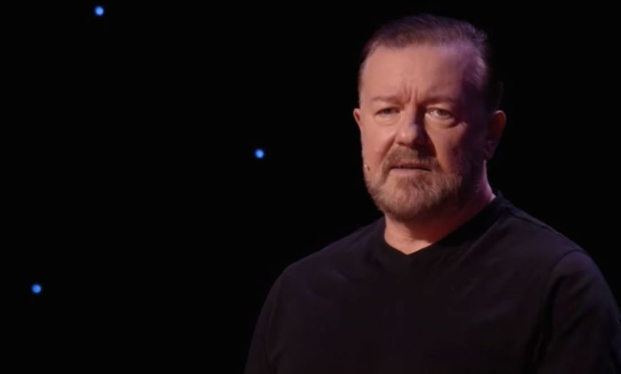 Ricky Gervais sad