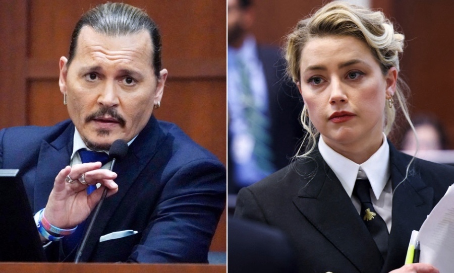 Depp and Heard in court
