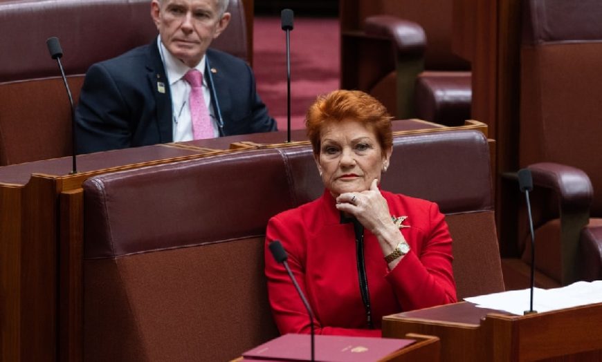Pauline Hanson paralisação