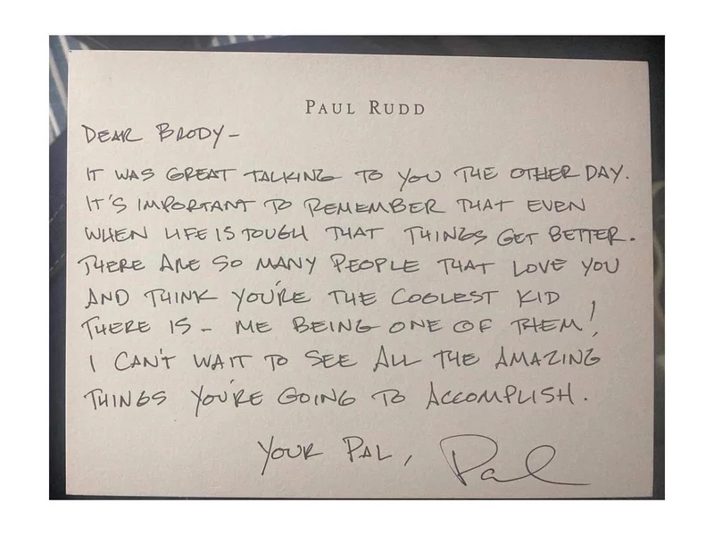 Paul Rudd note