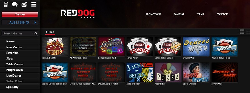 Red-Dog-Casino pokies