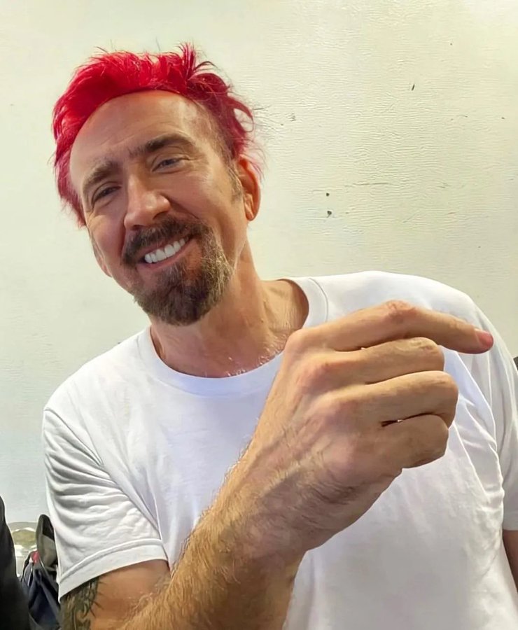 nic cage red hair 