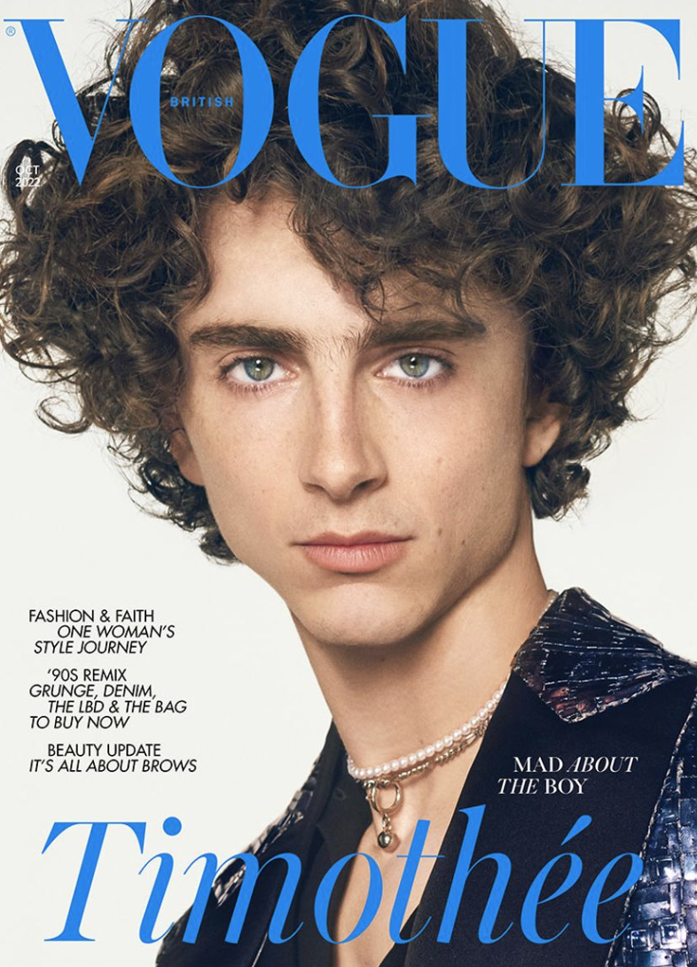 Timothee vogue cover