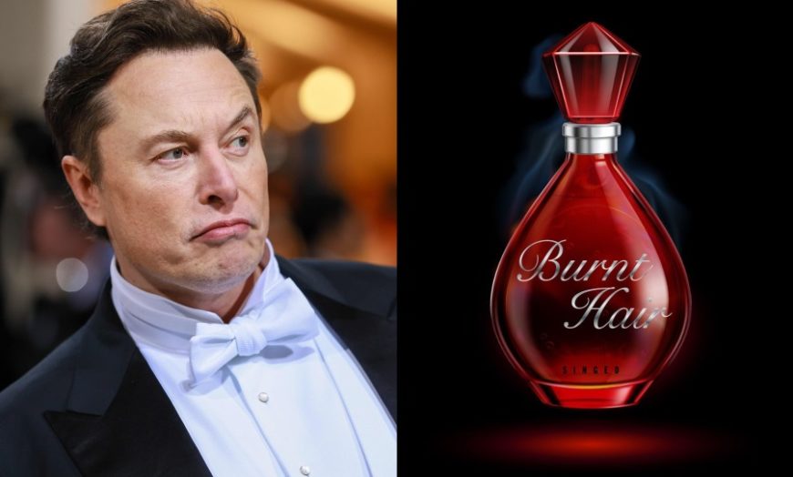 Elon Musk burnt hair Perfume