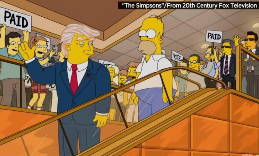'The Simpsons' fortune tellers predict Trump's 2024 presidential bid