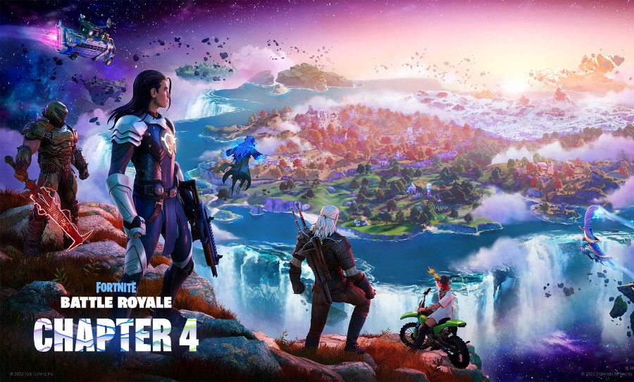 Promotional poster for 'Fortnite: Chapter 4'