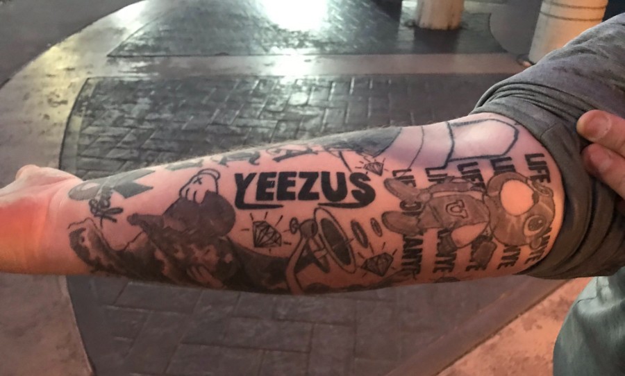 Kanye West 'Yeezy' tattoo free removal