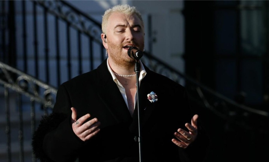 Sam Smith performs at White House