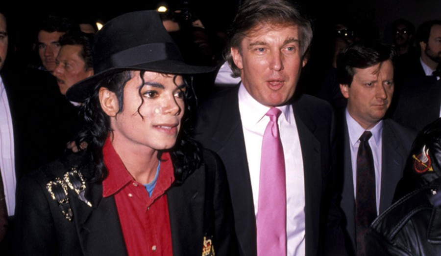 Trump and Michael Jackson