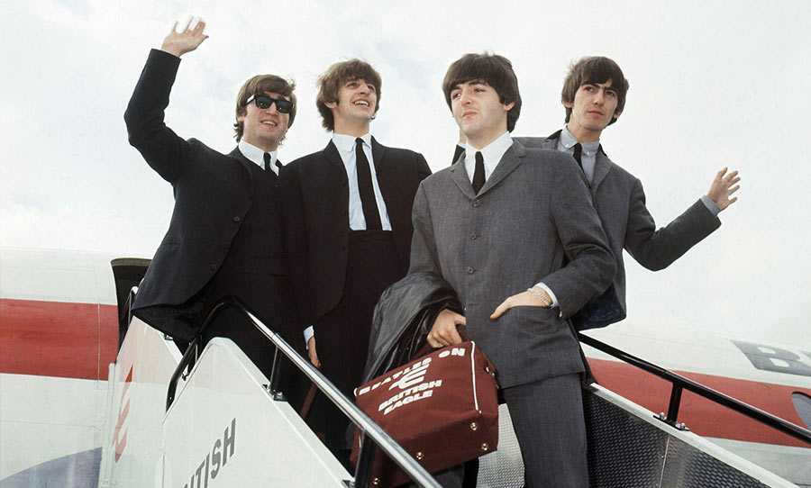 beatles leave london 1964