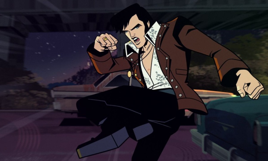 Still of Netflix animation 'Agent Elvis'