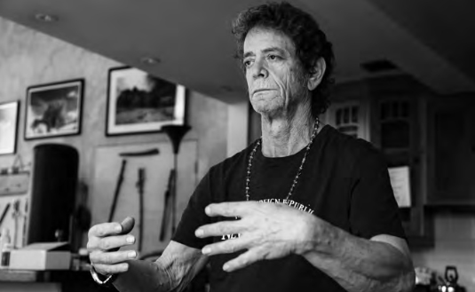 Lou Reed the art of the straight line