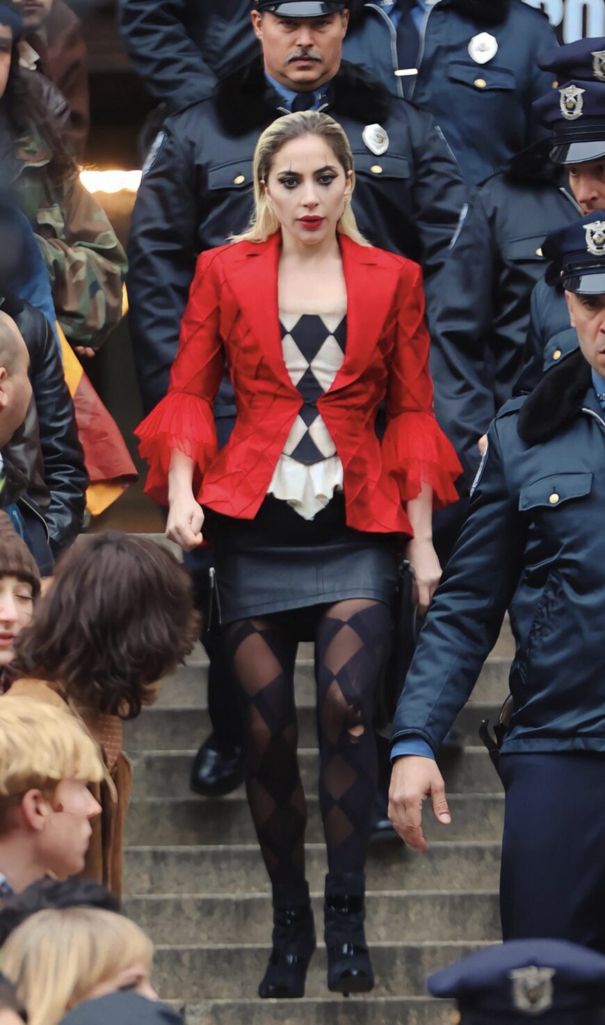 Lady Gaga stuns in Harley Quinn-inspired look for Joker sequel
