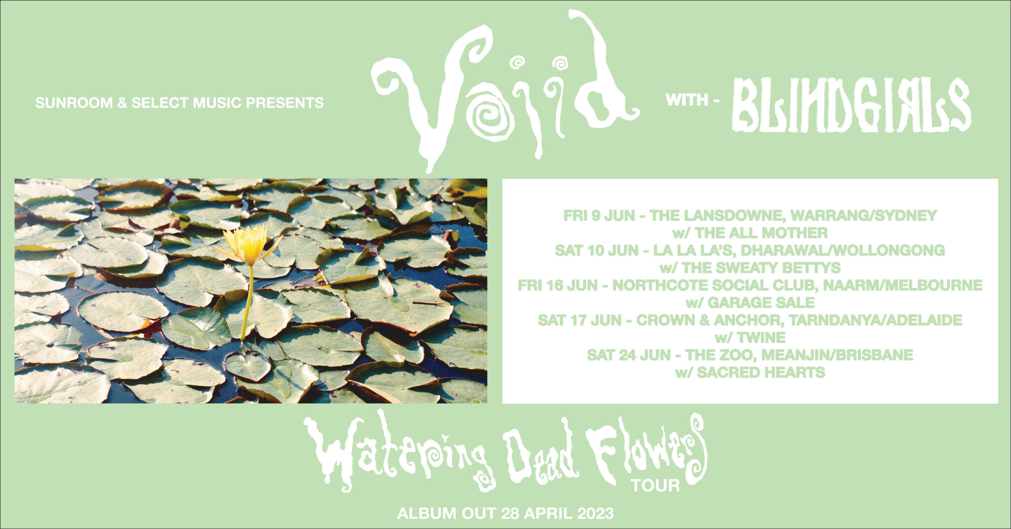 VOIID's debut LP 'Watering Dead Flowers' makes waves in Australia's DIY