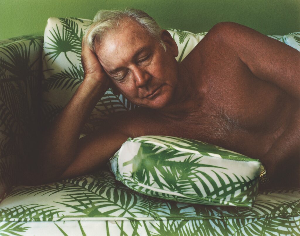Larry Sultan - Dad on Sofa. From the series Pictures from Home, 1984