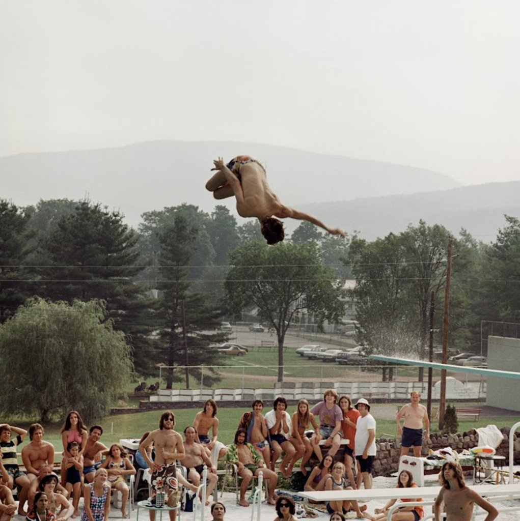 Lee Shulman - High Dive, 1972 Magnum photos