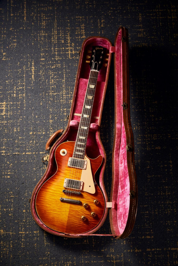 Gibson 1960 Les Paul Standard burst guitar in Cherry Sunburst finish