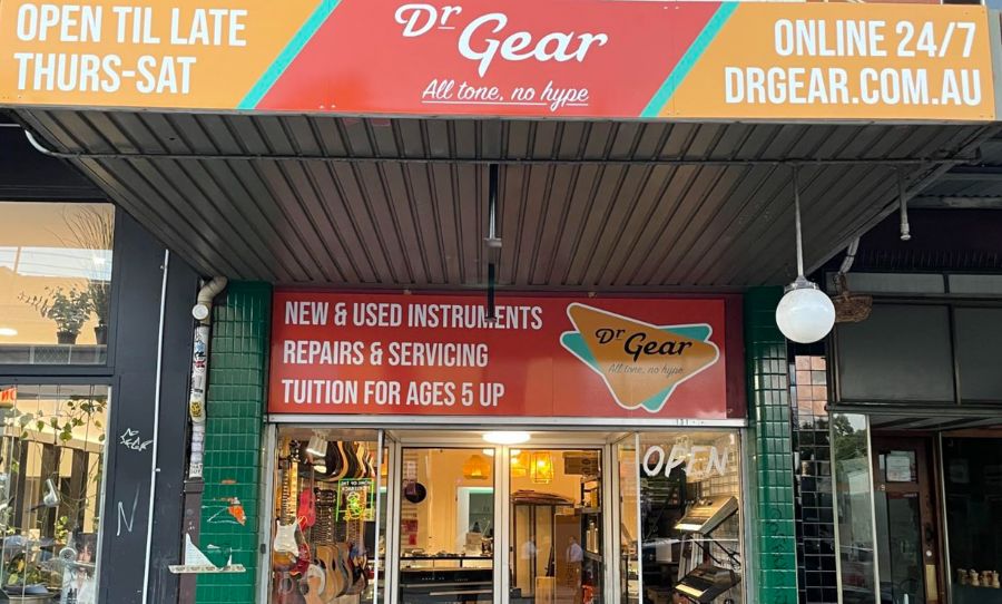 dr gear best music stores inner west enmore