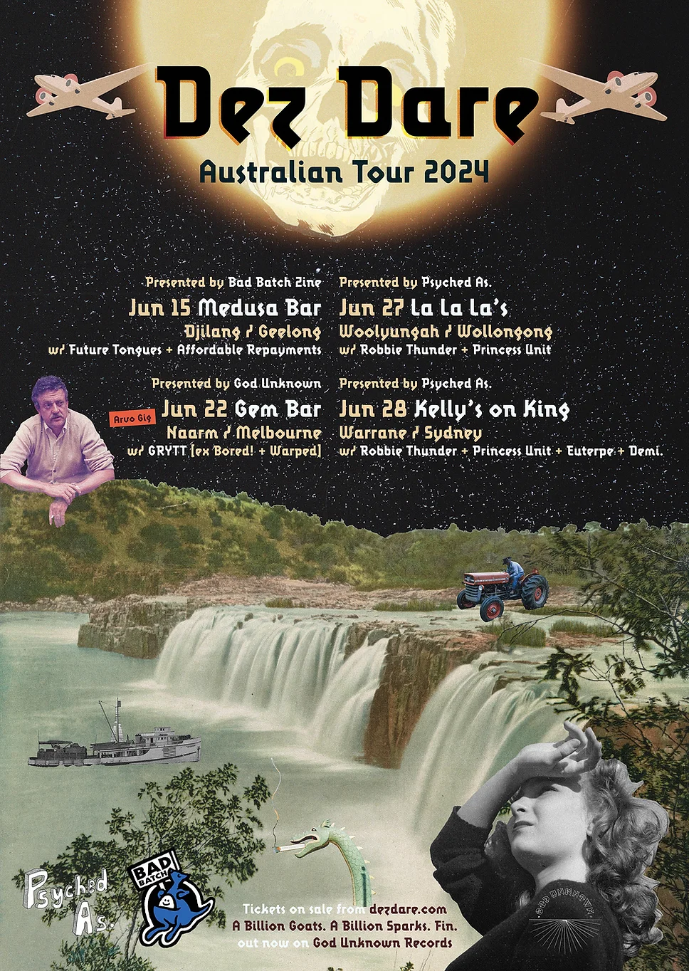 dez dare aussie tour