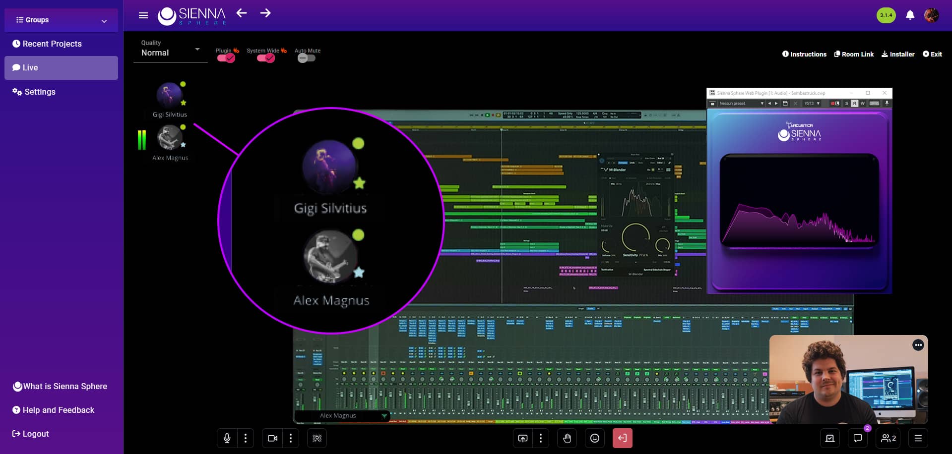 acustica audio sienna sphere - best pro audio collab tool on sale