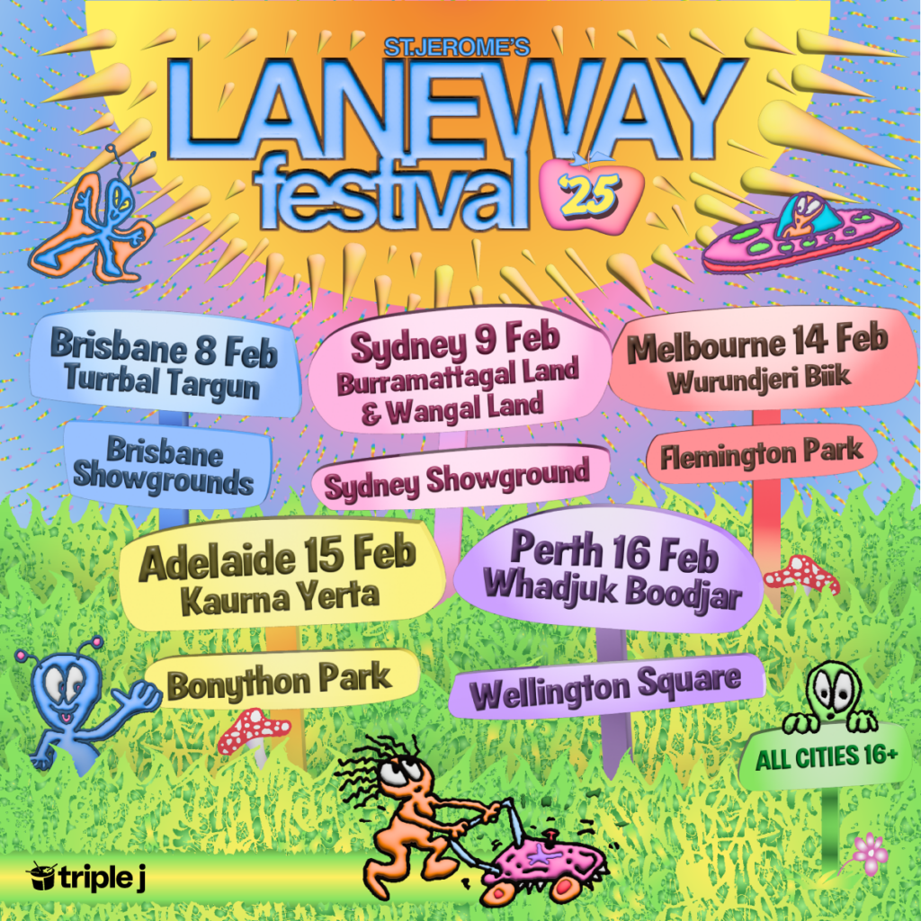 laneways dates lineup venues 2025