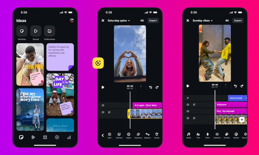Edits app features. 
